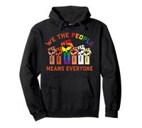 LGBT We the People Mes del Orgullo Gay Bandera Arco Iris Sudadera con Capucha
