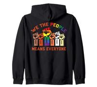 LGBT We the People Mes del Orgullo Gay Bandera Arco Iris Sudadera con Capucha