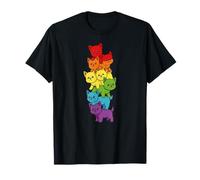 LGBT Yorkshire Terrier Arco Iris Lesbianas Orgullo Gay Mujeres Hombres Camiseta