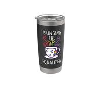 LGBTQ Bringing The Equalitea Tea LGBT Pride Month Vaso térmico de acero inoxidable de doble pared