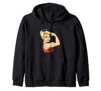 LGBTQ Feminismo Lésbico No Binario Orgullo Fuerte Sudadera con Capucha