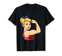 LGBTQ Feminismo Lésbico Orgullo Gay Fuerte Camiseta