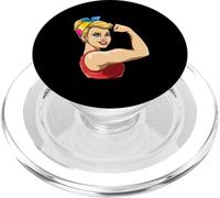 LGBTQ Feminismo Lésbico Pansexual Orgullo Fuerte PopSockets PopGrip para MagSafe