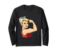 LGBTQ Feminismo Lésbico Transgénero Orgullo Fuerte Manga Larga