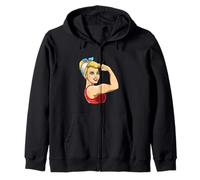 LGBTQ Feminismo Lésbico Transgénero Orgullo Fuerte Sudadera con Capucha