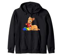LGBTQ Gay Kid and Mama Deer Pride Family Sudadera con Capucha