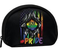 LGBTQ Gay Pride Rainbow Pride Month Lesbian Bisexual Monedero Monedero Mujeres y niñas Lindo Bolso de Moda Cambiar Bolsa Titular de la Llave Mujeres Monedero Regalo