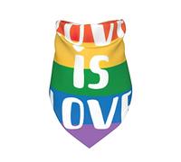 LGBTQ Gay Pride Rainbow Pride Month Lesbian Bisexual Spring Dog Bandanas Girl Bulk Cachorro Pañuelo Ajustable Suave Triángulo Baberos Accesorios para Perros Pequeños Medianos Grandes Gatos