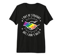 LGBTQ I May Be Straight Rainbow Gay LGBT Pride Month Camiseta Premium