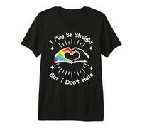 LGBTQ I May Be Straight Rainbow Gay LGBT Pride Month Camiseta Premium