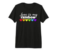 LGBTQ Love Is My Rainbow Gay LGBT Pride Month Camiseta Premium