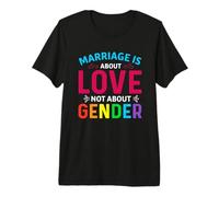 LGBTQ Marriage Is About Love Gay LGBT Pride Month Camiseta Premium