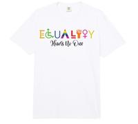 LGBTQ Mes del Orgullo Gay La Igualdad no perjudica a Nadie Comfort Colors Adult Heavyweight T-Shirt