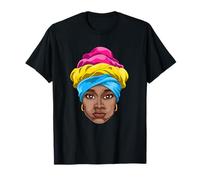 LGBTQ Mujer Transgénero Negra Bandera Trans Pañuelo para La Camiseta