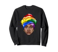 LGBTQ Mujer Transgénero Negra Bandera Trans Pañuelo para La Sudadera