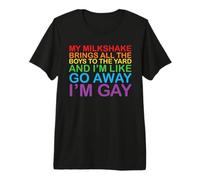 LGBTQ My Milkshake Brings All The Boy Gay LGBT Pride Month Camiseta Premium