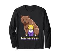 LGBTQ No Binario Queer Mamá Osa Manga Larga