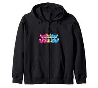 LGBTQ Pansexual Fox Rainbow Lesbian Pansexual Orgullo Amor Sudadera con Capucha