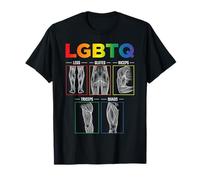 LGBTQ Pride Fitness Anatomía Muscular Gimnasio Entrenamiento Camiseta