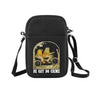 LGBTQ Pride Gift Be Gay Do Crime Gay Friend Gift Crossbody Bag LGBT Pride Gifts Gay Rights Bolso de hombro, Do Crime B Reino Unido