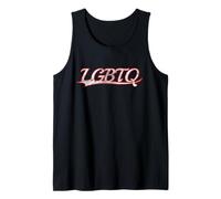 LGBTQ Pride Month Equality Ally Vintage Varsity Distressed Camiseta sin Mangas
