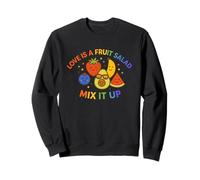 LGBTQ Pride Shirt Love Is A Fruit Salad Frutiy Rainbow Flag Sudadera
