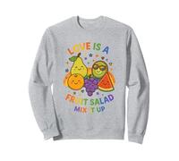 LGBTQ Pride Shirt Love Is A Fruit Salad Frutiy Rainbow Flag Sudadera