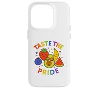 LGBTQ Pride Shirt Taste The Pride Frutiy Rainbow Flag Carcasa para iPhone 14 Pro