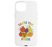 LGBTQ Pride Shirt Taste The Pride Frutiy Rainbow Flag Carcasa para iPhone 15 Plus