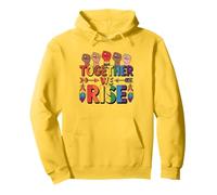 LGBTQ Pride Shirt Together We Rise Rainbow Flag Sudadera con Capucha