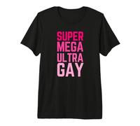 LGBTQ Super Mega Ultra Desfile del Orgullo Gay Divertido Lesbianas Camiseta Premium