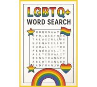 LGBTQ+ Word Search: Easy-to-Read Puzzles | 6x9 Inches, 110 Pages | Perfect for Birthdays, Anniversaries, and Free Time