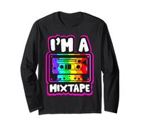 LGBTQI I'm A Mix Tape Music Orgullo Gay Divertido Arco Iris Manga Larga