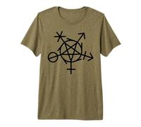 LGBTQI Símbolo Pagano de Inclusión Género Wicca Camiseta Premium