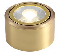 LGDEERCO Todo Cobre Foco Montado En Superficie Downlight LED 9W Linterna De Techo Moderna Lámpara De Techo Dorada Para Porche Pasillo Sala De Estar Dormitorio Tienda Vestidor