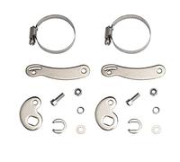 LGEGE Kit de conversión universal de brazo de par 2 juegos, compatible con la mayoría de bicicletas eléctricas, accesorios protectores para motores de cubo delantero o trasero de bicicleta eléctrica