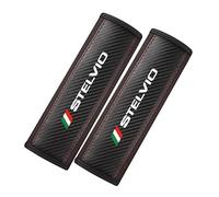 LGFDC 2 Piezas Almohadillas para Cinturón de Seguridad de Coche para Alfa Romeo Stelvio, Protectores Cinturon de Seguridad Cuscino Cintura Sicurezza,B