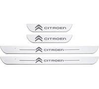 LGFDC 4 Piezas Acero Inoxidable Protector Umbral Puerta Coche para Citroën C5 Aircross AB Bj.2019, Protector Bienvenidos Pedal Ajuste del Umbral del Pedal de Desgaste