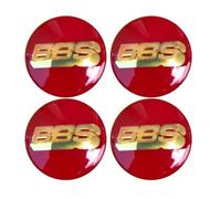 LGFDC 4 Piezas Adhesivo para Tapacubos Badge Pegatina para BBS 56MM 60MM 65MM 70MM 80MM, Centro de Rueda de Coche Cubierta de La Etiqueta Auto Pegatinas de Rueda,56MM-B
