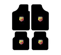 LGFDC 4 Piezas Alfombrillas para Coche para Abarth 595 2016-, Alfombra Car Floor Mats Carpet Coche Pad Talonera Antideslizantes Auto Accesorios