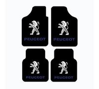 LGFDC 4 Piezas Alfombrillas para Coche para Peugeot 106 107 206 207 307 308 406 407, Alfombra Car Floor Mats Carpet Coche Pad Talonera Antideslizantes Auto Accesorios