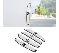 LGFDC 4 Piezas Protectores Borde Puerta para Volvo S90 L 2016-2020, Coche Colisión Protector Puede Tira de Protección del Parachoques Adhesivo para Puertas,White