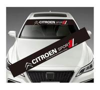 LGFDC Calcomanía para Parabrisas Delantero y Trasero de Coche para Citroen C1 C2 C3 C4 C5 C6 C8 C4L Picasso, Etiqueta Engomada de La Ventana del Coche Banda Parasol