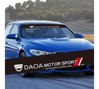 LGFDC Calcomanía para Parabrisas Delantero y Trasero de Coche para Dacia Logan II 2016-2020, Etiqueta Engomada de La Ventana del Coche Banda Parasol