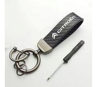 LGFDC Llavero para Coche para Citroen C4 I Picasso 2010-2013, Car Llave Fob Colgantes Automóviles Keychain Clips para Llavero Accesorios para Coche,Carbon Fiber Pattern