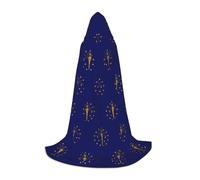 LGHDFYO Capa de Halloween con la bandera del estado de Indiana, capa con capucha, disfraz unisex para Halloween, carnavales y fiestas