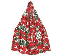Lghdfyo Capa neutra con capucha para adultos, disfraz de Halloween y Navidad, vampiro, bruja, juego de rol