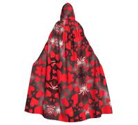 Lghdfyo Capa neutra con capucha para adultos, disfraz de Halloween y Navidad, vampiro, bruja, juego de rol