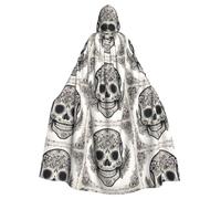Lghdfyo Capa neutra con capucha para adultos, disfraz de Halloween y Navidad, vampiro, bruja, juego de rol