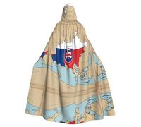 Lghdfyo Capa neutra con capucha para adultos, disfraz de Halloween y Navidad, vampiro, bruja, juego de rol